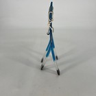 Vtg Newy Fagan Studio Horse Formed Glass Equestrian Artsy Blue Whimsical Moon