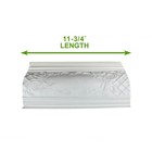 Ornate Cornice White Urethane  47 1 4  L  Brook   Renovator s Supply