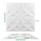 Art3d 12 Pack Decorative Ceiling Tile Glue Up  Suspended Ceiling Tile 48 Sq ft 
