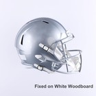 Football Helmet Wall Mount Display Holder Hanger Floating Case Shelf Black 4pk