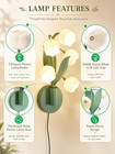 Lily Of The Valley Usb Wall Sconce - Warm Led Flower Lamp For Any Room
