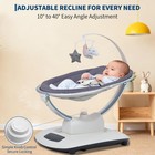 Electric Baby Swing With Remote Control  Soothing Motion   Recline For Infant