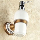 Antique Wall Mount Liquid Soap Dispenser Bath Shower Shampoo Bottle Hand Washer