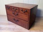Vintage C 1920 s Japanese Cedar Haribako Tansu Sewing Jewellery Chest Taisho Era