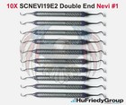 10x Hu Friedy Scnevi19e2 Double End Nevi  1 Dental Anterior Scaler  9 Handle