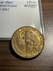 Hk-431 Pan-pacific Exposition 1916 So Called Dollar Au unc