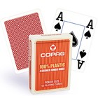 2 Decks Copag 4 Corner Jumbo Index 100  Plastic Poker Cards 1 Red 1 Blue New