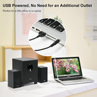 Orow S211 New Usb-powered 2 1 Multimedia Speakers System With Subwoofer 16w Comp