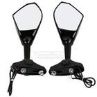 Rear View Side Mirrors Led Turn Signal Fit For Yamaha Yzf R6 1999-2012 R6s 06-09