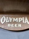 Vintage Olympia Brewing Beer Sign Vintage 3d Grizzly Bear Bar Display  read