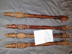 4 Vintage Wooden Spindle balusters 29  X 1 3 4  Ga43
