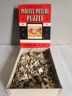 Vintage Jigsaw Perfect Picture Puzzle 1940s      swift Action  Western Complete 