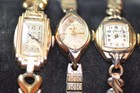 Ladies Gold Filled Wristwatches From 1950 Circa Lot Of 5    d