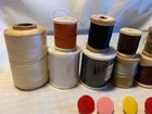 Wood Sewing Thread Spools   Dritz Caps Multicolor Set Perfect Crafts Vintage