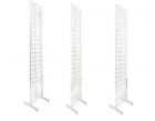 Only Hangers 2  X 6  Grid Wall Panel Floorstanding Display Fixture 3 Pack White