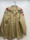 Bsa   Boy Scouts Of America Men s Adult Shirt Medium Tan   Long Sleeve      Offers