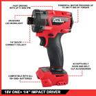 Brushless Cordless Impact Driver for Milwaukee 18v Battery 1 4  Compact 4 Speed