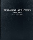 Whitman Prestige    Album-franklin Half Dollars  1948-63 Date   Mintmark Set blk 