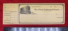 1900c    the First National Bank    Carterville  Mo  Bank Check stub vignette 