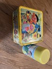 Vintage Sesame Street Metal Lunch Box Aladdin 1979 With Thermos Bottle 