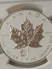 Canada 2012  5 Maple Leaf Chinese Dragon One Oz 9999 Silver Round Coin Ngc Sp69