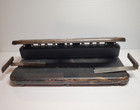 Mutual 1970s Vintage All Metal 3 Hole Paper Punch Adjustable Heavy Duty Work