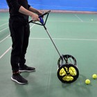 2-in-1 Tennis Ball Collector And Ball Hopper Sporting Goods Tennis Ball Picker