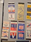 Lot Of 23 All Different World War 2 Patriotic Matchbook Cover Empty Nice Gen Mac
