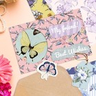 48 Sheets 12x12 Double Sided Multicolored Cardstock Paper Pad - Flower   Butterf