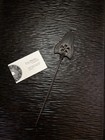 Sakura Engraving Yajiri Yanone Samurai Arrowhead  Edo Antique  Signed