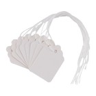 Sswbasics  3 Strung White Merchandise Price Tags - Pack Of 1000