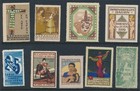 Lot Stamp Label Italy Spain Exposition Cinderella Denmark France Barcelona Mnh 2