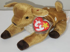 Ty Beanie Baby - Whisper The Deer  6 5 Inch  New Mwmts Plush Stuffed Animal Toy