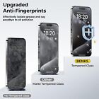 2 Pack Anti Glare Matte Screen Protector Compatible For Iphone 15 Pro Max 2023