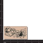 New Rubber Stamp  Mount Rushmore President Face Travel Landscape Media Vacation