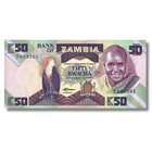 Zambia 50 Kwacha Banknote  P-28  Uncirculated X 1 Pc         
