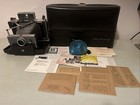 Vintage Polaroid Automatic 100 Land Camera W  Flash   Case   Inserts  untested 