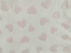 Blankets   Beyond White Pink Hearts Baby Blanket Lovey Security 26 5x30 5
