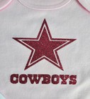 Cowboys Pink Infant baby Girl Clothes Cowboys Baby Shower Girl Cowboys Newborn 