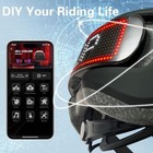 Smart Cycling Helmet With Led Display  App   Remote Control