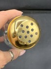 Kraft 100  Grated Parmesan Cheese Glass Shaker Screw Gold Tone Lid