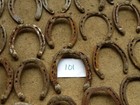 50 Amish Rusty Used Horseshoes Steel Arts And Craft Western Art 101 No Nail Read