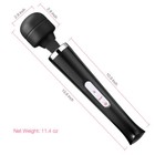 Handheld Massager 20 Speed Wand Vibrating Massage Magic Full Body Therapy Motor