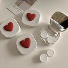 1pcs Women Mini Lovely Eyes Contact Lens Container Box Bag Travel Kit 2023 Girl