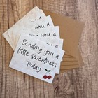 Greeting Cards Blank Cards Thank You   notes Handmade Cherries Cherry Pink Card