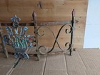 Antique Architectural Iron Window Grate   Garden Spanish Revival Nice Piece 