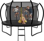 Trampoline Outdoor 14ft With Safety Enclosure Net And Ladder  Astm Approved R   