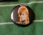 Lot Of 5 Vintage David Bowie Buttons
