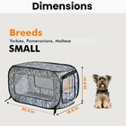  portable Pop-up Dog Cat Crate Kennel 32 5   Travel Collapsible Pet Carrier 
