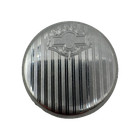 Antique 12 Size Defiance Open Face Pocket Watch Case Chrome Plated Striped Usa